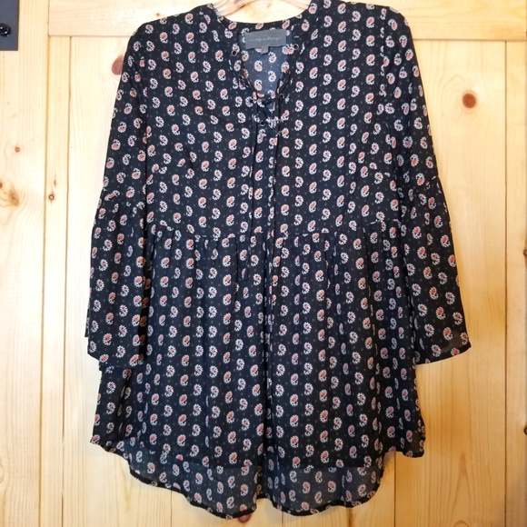 Anthropologie Tops - Anthropologie Sunday in Brooklyn Front Tie Babydoll Top